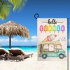 JIMOWANG Summer Ice Cream Garden Flag 12" x 18" Vertical