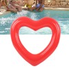 Heart Shaped Swimming Circle 120cm Thick Tear Resistant PVC Material