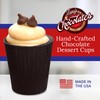 Lang’s Chocolates Dark Chocolate Dessert Cups – 64 Count Box