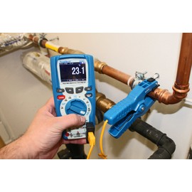 PeakTech Practical K Type Temperature Probes Forceps Clamp/Clip For Pipes) TF 25