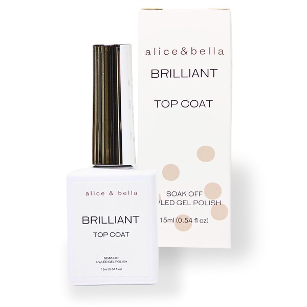 Alice & Bella Brilliant No Wipe Gel Top Coat Fast