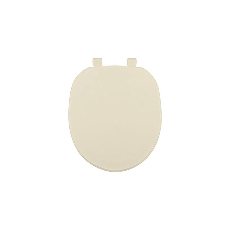 Centoco Toilet Seat Round, Closed Front with Cover, Residential, Plastic,