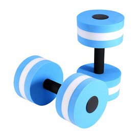 Ruiqas Water Dumbbells 1 Pair EVA Water Dumbbell Aqua Resistance Equipment Aerobic Fitness Swimming Pool Training Equipment