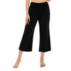 Urban CoCo Women's Comfy Yoga Capri Pants Casual Wide Leg