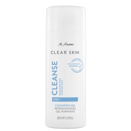 M. Asam Clear Skin Cleansing Gel (200ml) – Gesichtsreinigung Mit AHA & BHA, Porenreiniger Für Reine Haut, Effektive Gesichtspflege Gegen Akne, Skin Care Für Unreine Haut, Vegan & Ohne Mikroplastik
