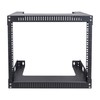 Sound Town 2-Post 8U Wall Mount Open Frame Rack, 16"