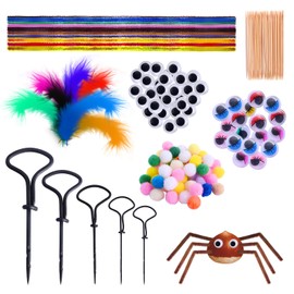 Abnaok 335 Pieces Chestnut Craft Set Chestnut Drill Children DIY Craft Set Autumn Crafts Children