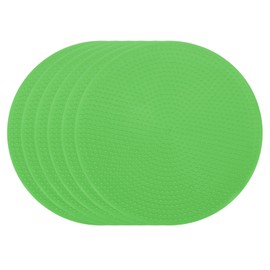 PATIKIL Spot Markers 4 Inch, 6 Pcs Non-Slip Floor Dots Agility Markers Flat Field Cones Poly Dots for Gym PE Speed Training Dance Soccer Basketball Sports, Green