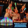 Pack 25 Varitas de Fibra Óptica LED para Eventos y