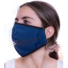 Headmost Comfymask 3 Layer Large Fabric Facemask: Water Repellent, Washable,