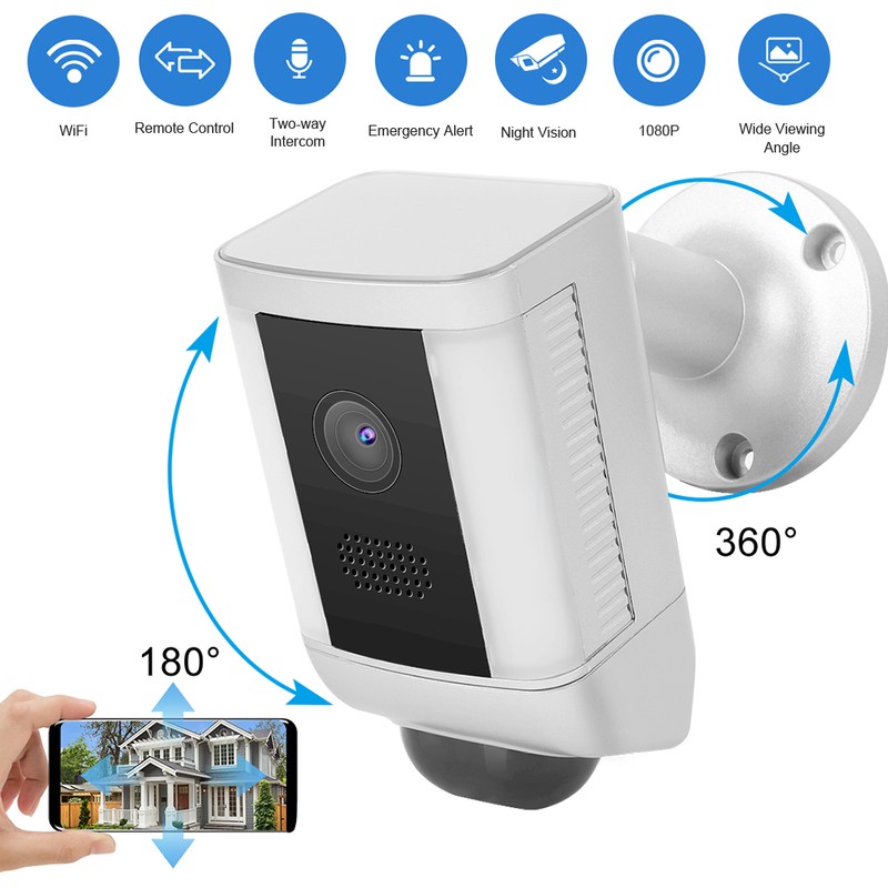 Freecam L860 1080P Wifi Camera Spotlights Night Vision 2‑Way Audio