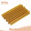 uxcell 24 Pcs Mini Hot Glue Sticks, 0.28" Dia x