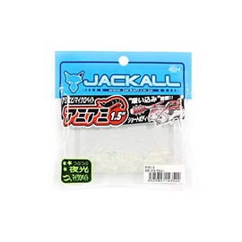 JACKALL 1.5" Clear Glow Crush Worm