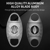 CIGARLOONG Cigar Cutter V-Cut Stainless Steel Blade Portable Pocket Size