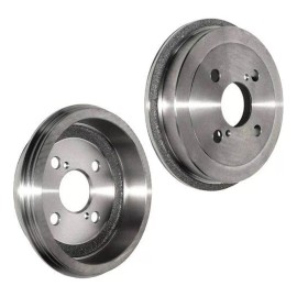 DuraGo x2 DuraGo REAR Brakes Drums BACK Brake Drum Kit Set For Toyota 2000-2005 ECHO