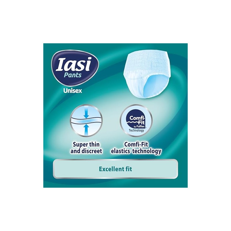 IASI Pack de 14 pantalones desechables unisex de alta protección,