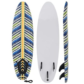 Matalde Beach Surfboard, 66.9 Inch Ultralight Surfboard with EPS Core, XPE Deck, pp Smooth Bottom, Surfboard for Beginners Kids Teen Adults Bodyboarding, Multicolor (Leaf Design)