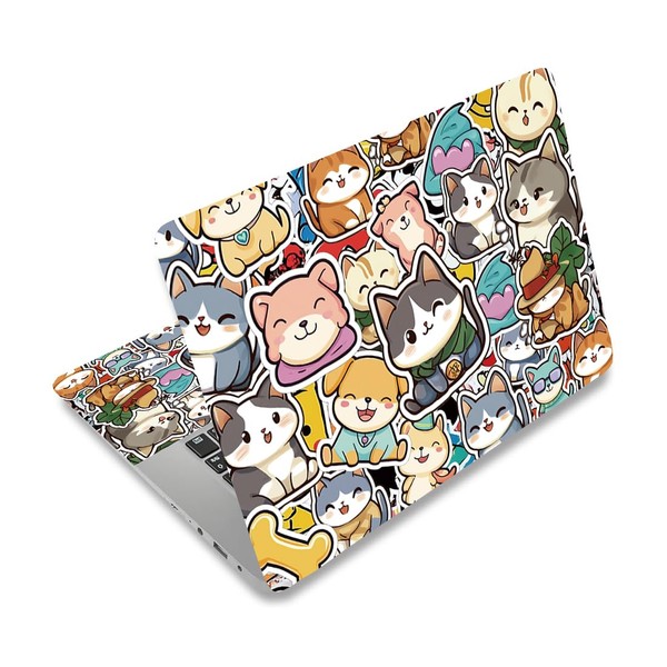 PLIGREAT Laptop Sticker in Stack Cartoon Avatar Style Suitable for