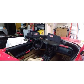 Unbranded C5 Corvette Sun Visor Warning Label Covers