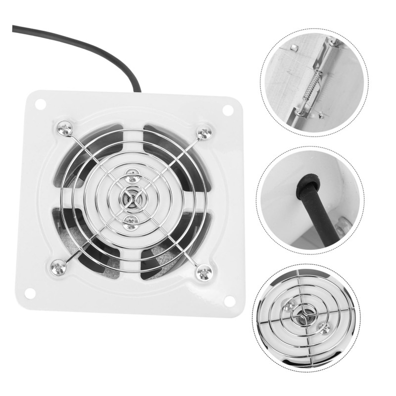 Gadpiparty Bathroom Ventilation Fan Wall Mount Exhaust Fan for Kitchen