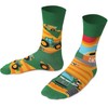 TODO Colours Funny Socks with Motif - Multicoloured, Colourful, Crazy