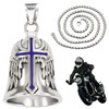Montrestar Guardian Bell Motorcycle Lucky Charm with Keyring for Motorcycle