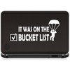 Skydiving Bucket List Parachute Decal Sticker for Car Window 8.0