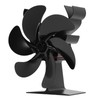 Wood Stove Fan 6 Blades Heat Powered Burning Fireplace Fan