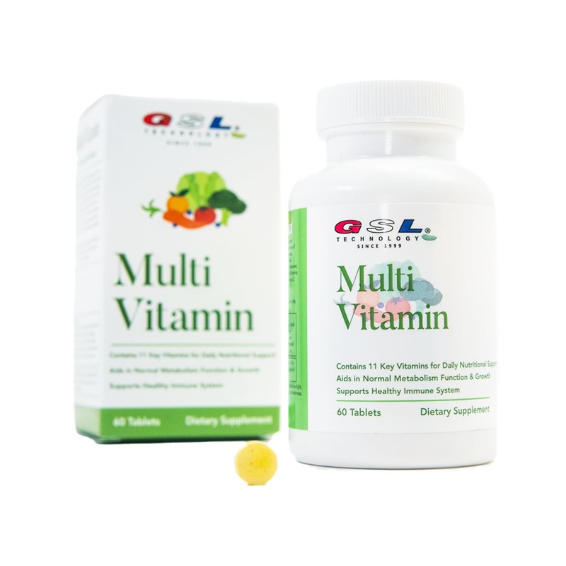 GSL Technology Multi-Vitamin | Contains 11 Key Vitamins for Daily