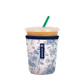 Sok It Java Sok Iced Coffee & Cold Soda Insulated Neoprene Cup Sleeve (Like Fine China, Small: 16-20oz)