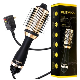 Beitmiss Blow Hair Dryer Brush: Detachable 4-in-1 with Ionic Technology, Brush-Blow-Dryer Oval Barrel with Ionic Technology Fluffy, Belowout-Hair-Volumizer