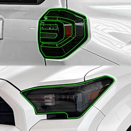 BOGAR TECH DESIGNS Full Headlight Taillight Tint Kit Compatible with Toyota 4Runner 2025-2026, Light Smoke