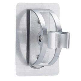 CENPEK 2 Pcs Shower Bracket Shinny Aluminum DIY Bathroom Showerhead Holder Flexible Functional Holder for Shower Head Holder Adjustable Wall Mount