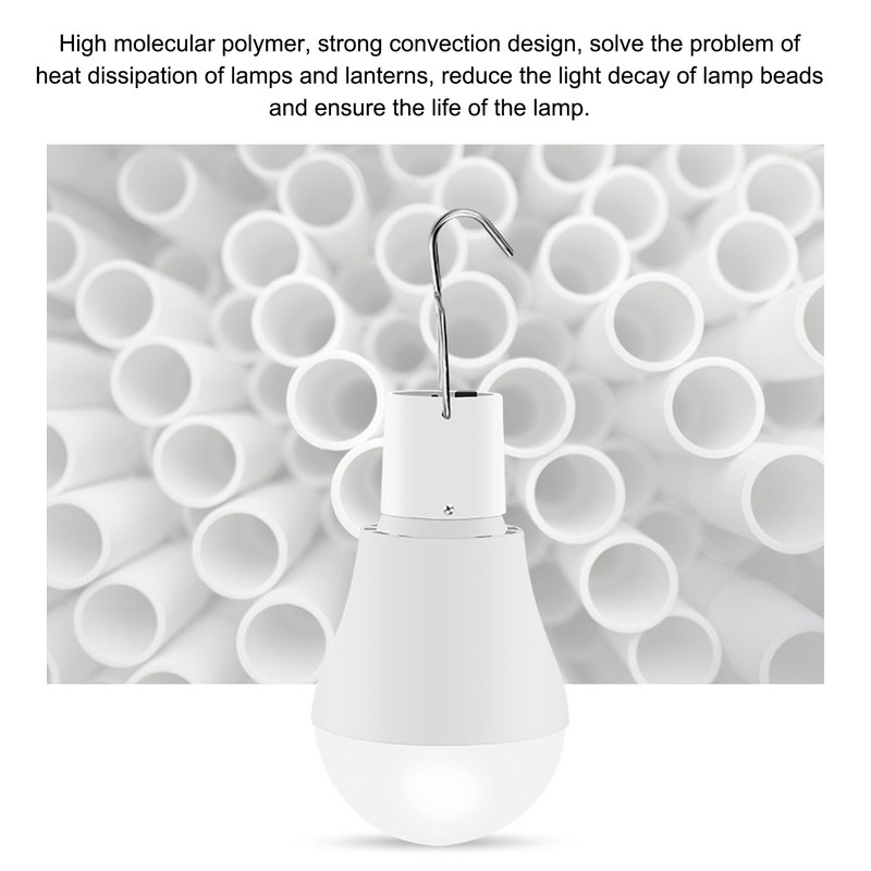 Solar Light Bulb Energy Saving White Light USB Solar LED