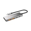 CONCEPTRONIC HUBBIES15G 4-Port USB 3.2 Gen 2 Hub, 10Gbps, USB-C