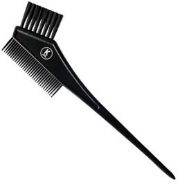 K-Pro Colouring Brush Set, Brush Wide for Hair Dying, Black with Comb, Pack of 2