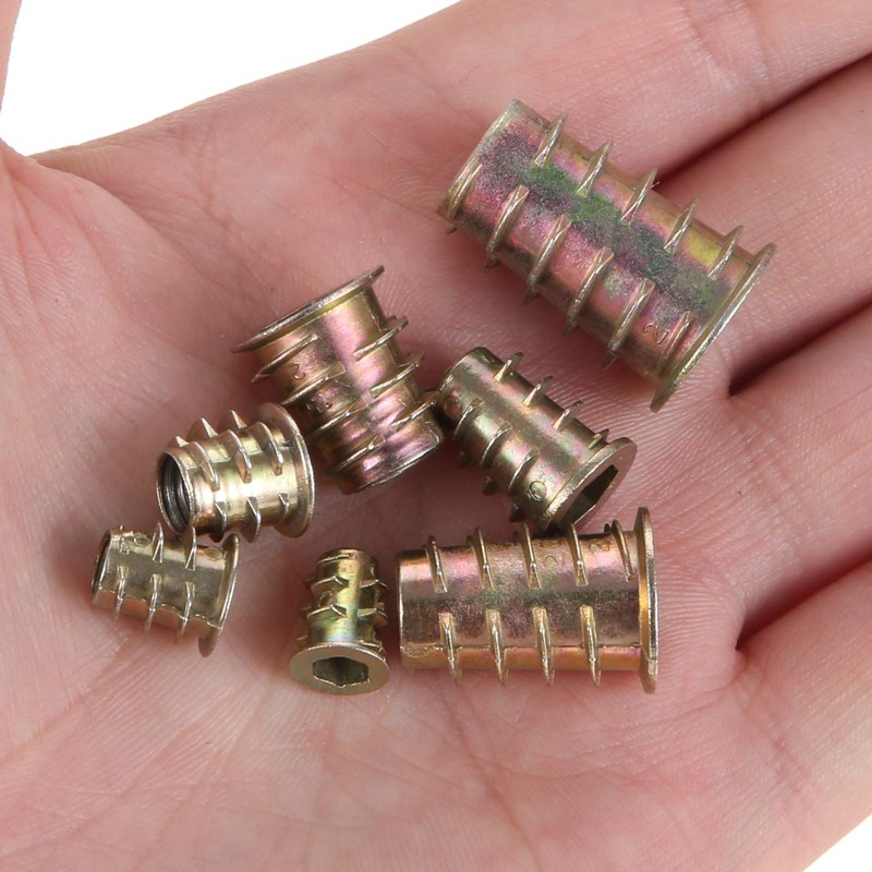 Mtsooning 120PCS M4 M5 M6 M6 M8 M10 Threaded Insert