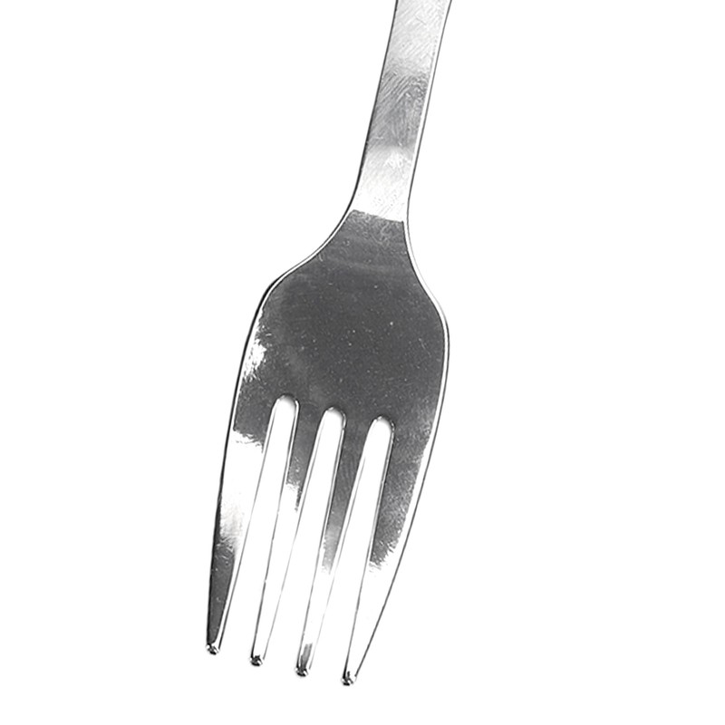 Folding Spring Camping Fork One Button Flick 304 Stainless Steel