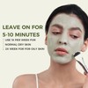 CHANDO HIMALAYA Purifying Green Tea Mask(2Pack), Natural Facial Clay Mask