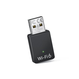 BrosTrend AX900 Mini USB WiFi 6 Linux Compatible WiFi Adapter for Ubuntu, Debian, Mint, Zorin, Raspberry Pi OS, Kubuntu, PureOS, Windows 7/10/11 etc. Wi-Fi 6 Wireless Dongle, Dual Band 5GHz + 2.4GHz