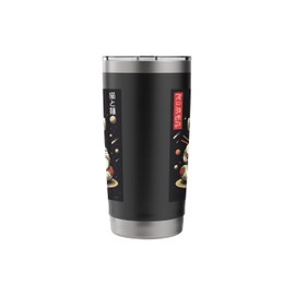 Astronaut Cat Ramen Japanese Funny Graphic Kawaii Cat Anime Stainless Steel Insulated Tumbler