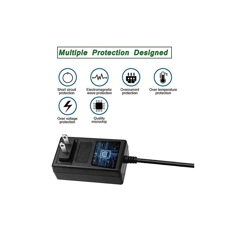 Replacement LABIGO Electric Spin Scrubber Charger Power Cord Compatible with