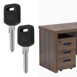 ECSiNG 4pcs A106 Right Groove and A105 Left Groove Keys Replacement Keys Compatible with WANGTONG Compatible with DAMUZHI DB Post Box Keys Locker Keys