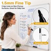 V-Opitos 72 Pack Fine Tip Black Dry Erase Markers