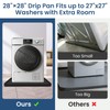 28 x 28 inch Large Thickened Silicone Washing Machine Drain