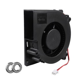 Brushless Cooling Blower Fan, 120mm x 32mm 12V DC Squirrel Cage Centrifugal Fan, High CFM Turbine Fan for DIY Exhaust Vent Cooling Ventilation Inflatable, Dual Ball Bearing