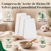 banapoy 3Pcs 4 Capas Algodón Orgánico Sin Blanquear para El