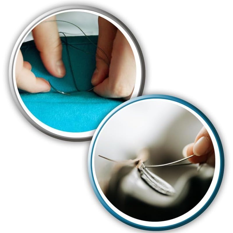 Heavy Duty Hand Sewing Needles Set - 15 Needles for