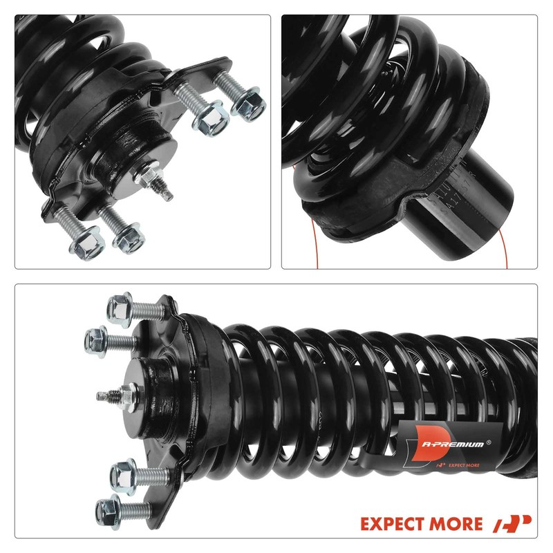 A-Premium Front Pair (2) Complete Strut & Coil Spring Assembly