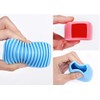 AKOAK 2 Pcs Candy Color Blue and Pink Silicone Washboard